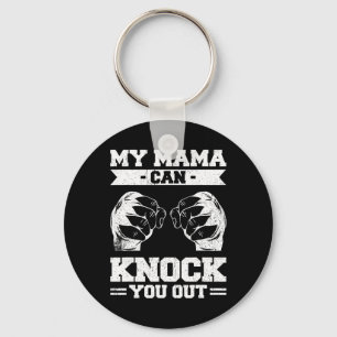 Mijn Mama Kan Jou Knock Out Kickboksen Sleutelhanger