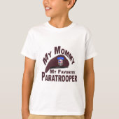 Mijn mama Mijn favoriete paratrooper Tee Shirt (Voorkant)