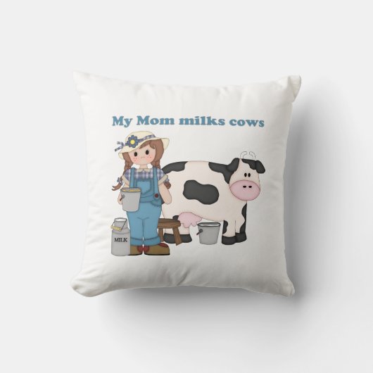Mijn mama Milks Koeien Kussen (Voorkant)