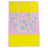 Mijn mama ontwerp met gedicht kleuren bleek gemeng medium cadeauzakje (Achterkant)