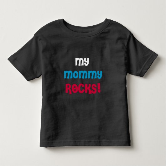 Mijn mama Rocks Kinder Shirts (Voorkant)