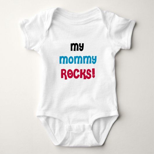 Mijn mama Rocks Romper (Voorkant)