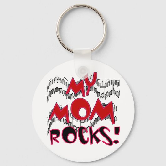 Mijn mama Rocks Sleutelhanger (Voorkant)
