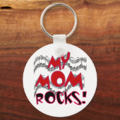 Mijn mama Rocks Sleutelhanger (Voorkant)