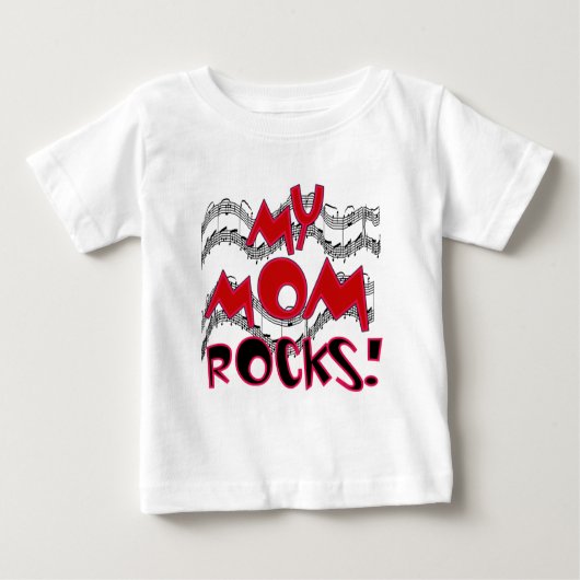 Mijn mama Rocks T-shirts en cadeautjes (Voorkant)