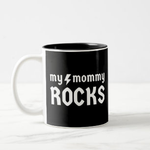 Mijn mama Rocks Tweekleurige Koffiemok