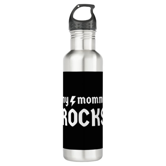 Mijn mama Rocks Waterfles (Voorkant)