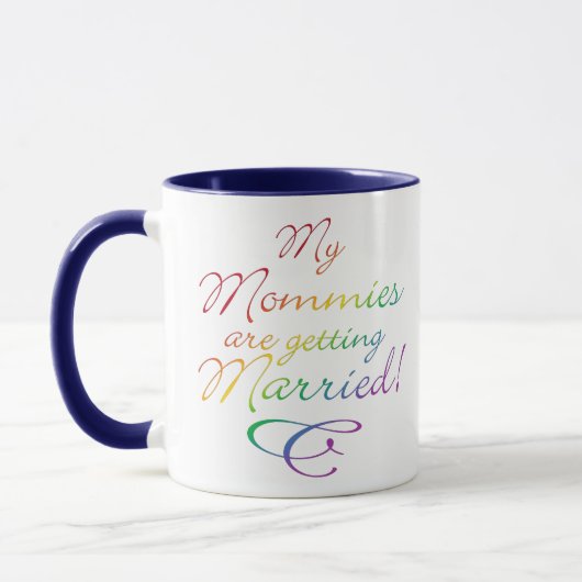 Mijn mama's worden getrouwd mok (Links)