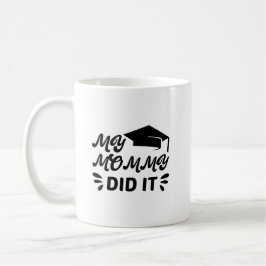 Mijn mammie deed het afstudeerdesign met roze ster koffiemok