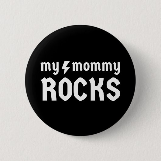 Mijn mammie is geweldig ronde button 5,7 cm (Voorkant)