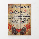 Mijn man Birthday Gift | Brief voor echtgenoot/ech Drieluik Aankondiging<br><div class="desc">It's a personalized perfect gift for him, your dad, your husband, your boyfriend. It's ideal gifts for all seasons. These products are great for a picnic at the park, snuggling, relaxing on the sofa, wall decoration for home or as a stylish bedspread. Festival gift; Holiday gift St, Mother's Day, Father's...</div>