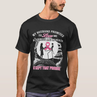 Mijn man Breast Cancer T-shirt