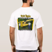 Mijn man crashte zijn antiek vliegtuig! t-shirt (Achterkant)