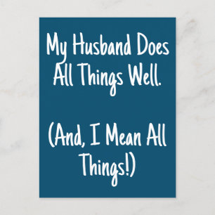 Mijn man doet alles goed vrijgezellenfeest uitnodiging briefkaart