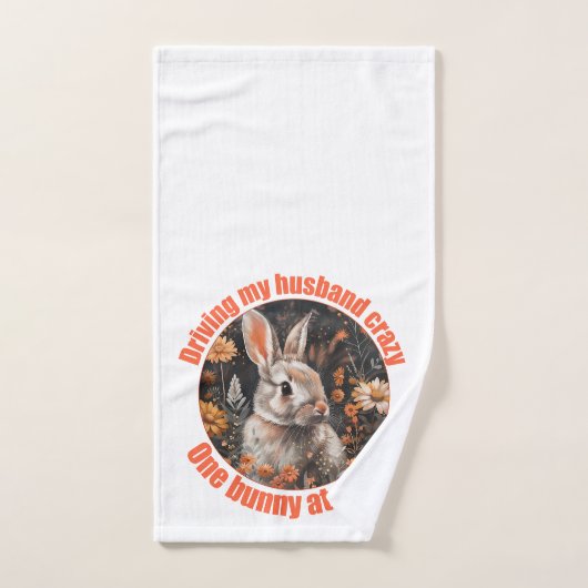 Mijn man gek maken… konijn handdoek (Handdoek)