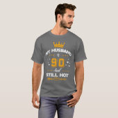 Mijn man is 90 en nog steeds heet 90ste Py boy T-shirt (Voorkant volledig)