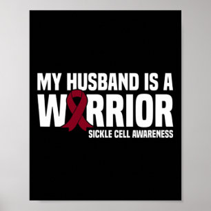 Mijn man is een krijger van sikkelcelbewustzijn poster