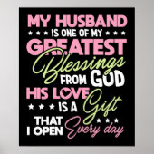 Mijn man is een van de grootste zegeningen van God Poster (Voorkant)
