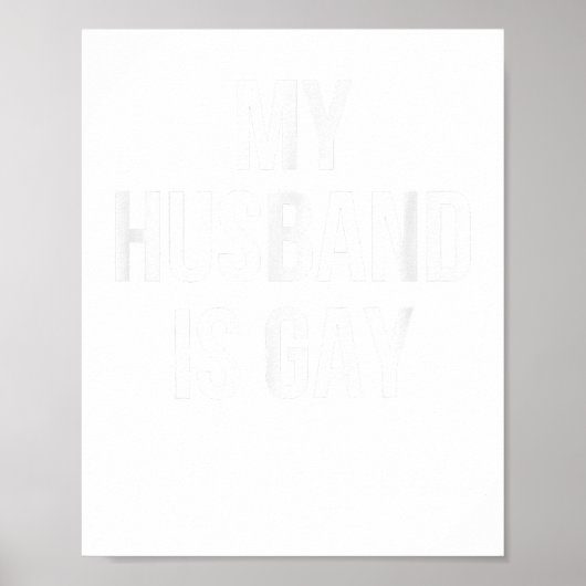 Mijn man is Gay Poster (Voorkant)