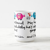 Mijn man is geweldig, ik hou van hem koffiemok (Center)