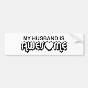 Mijn man is Geweldige Bumpersticker
