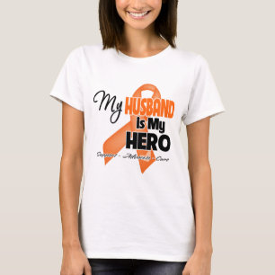 Mijn man is mijn Hero - Leukemie T-shirt