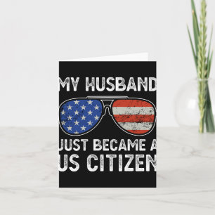 Mijn man is zojuist Amerikaans staatsburger geword Kaart