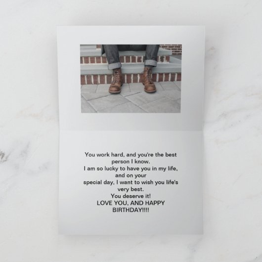 MIJN MAN KAART VOOR HEM (Binnen)