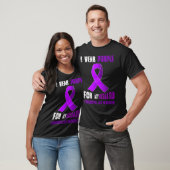 Mijn man - Mijn fibromyalgie krijger T-shirt (Unisex)
