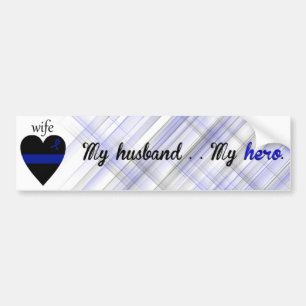 Mijn man... Mijn held Bumpersticker