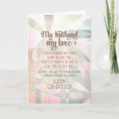 Mijn man, mijn liefde, Vaderdag Kaart (Voorkant)