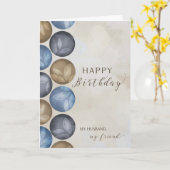 Mijn man, mijn vriendenkring rond de geboorte. kaart (Gele Bloem)