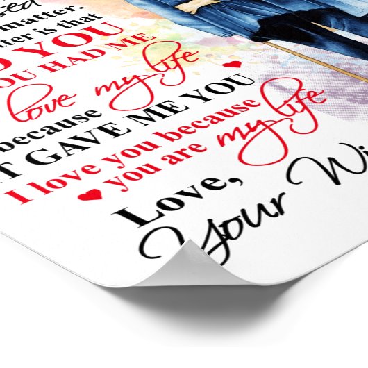 Mijn man poster (Hoek)