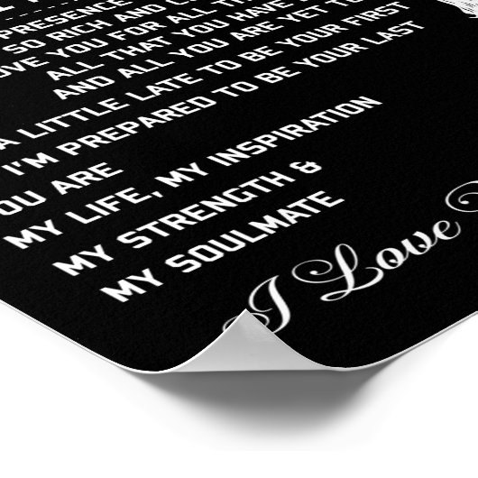 Mijn Man Poster (Hoek)