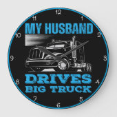 Mijn man rijdt in een grote vrachtwagen grote klok (Voorkant)