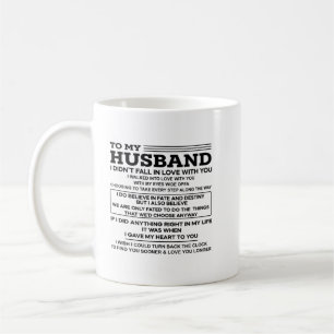 Mijn man was niet verliefd op je shirt. koffiemok