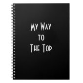 Mijn manier aan het hoogste, Motivatie Notitieboek (Voorkant)
