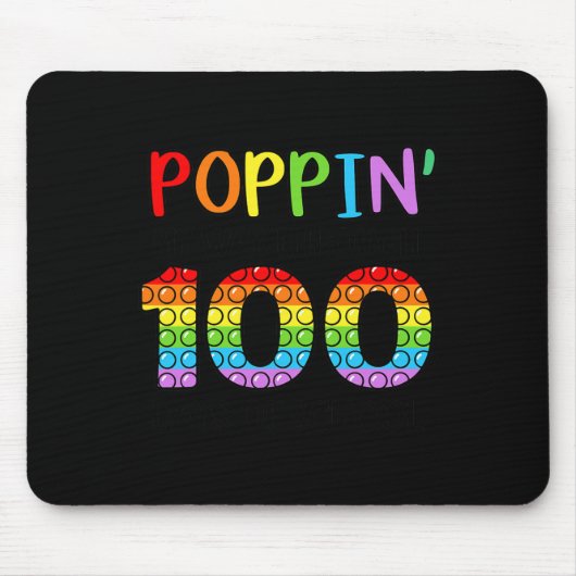 Mijn manier door 100 dagen school Pop Het Jochie M Muismat (Voorkant)