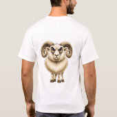 Mijn Manier Grappige Ram T-Shirt (Achterkant)