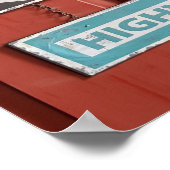 Mijn manier of de Stubborn van het wegteken Poster (Hoek)