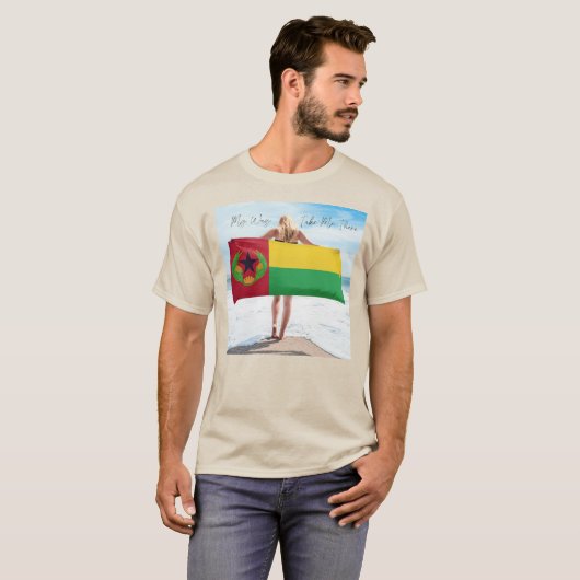 Mijn manier om me daar te brengen Kaapverdië oude T-shirt (Voorkant volledig)