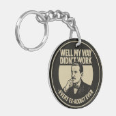 Mijn Manier Werd Niks - Nuchterheid Sleutelhanger (Voorkant Links)