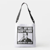 Mijn Manier Werd Niks - Tote Crossbody Tas (Achterkant)