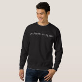 Mijn Mannen van Thoughts Basic Sweatshirt (Voorkant volledig)