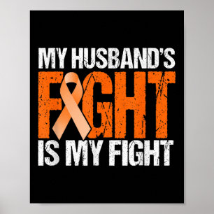 Mijn mannen vechten is mijn strijd tegen leukemie. poster