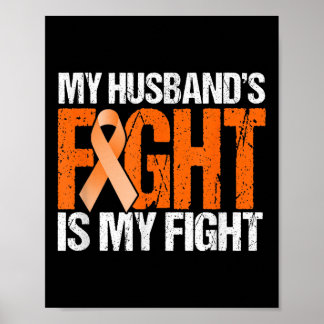 Mijn mannen vechten is mijn strijd tegen leukemie. poster