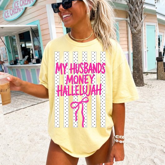 Mijn Mans Geld Hallelujah Tri-Blend Shirt