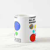 Mijn marmeren Funny Mug verliezen Koffiemok (Center)