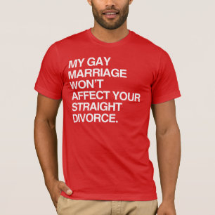 MIJN MARRIAGE HEEFT GEEN INVLOED OP UW VERSCHIL T-SHIRT