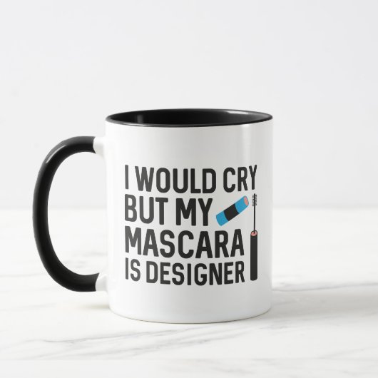 Mijn Mascara is ontwerper Mok (Links)